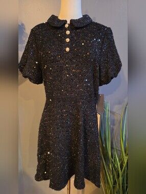 city studios juniors' square-neck long-sleeve tweed dress City Studio | Dresses | Juniors Squareneck Longsleeve Tweed Dress